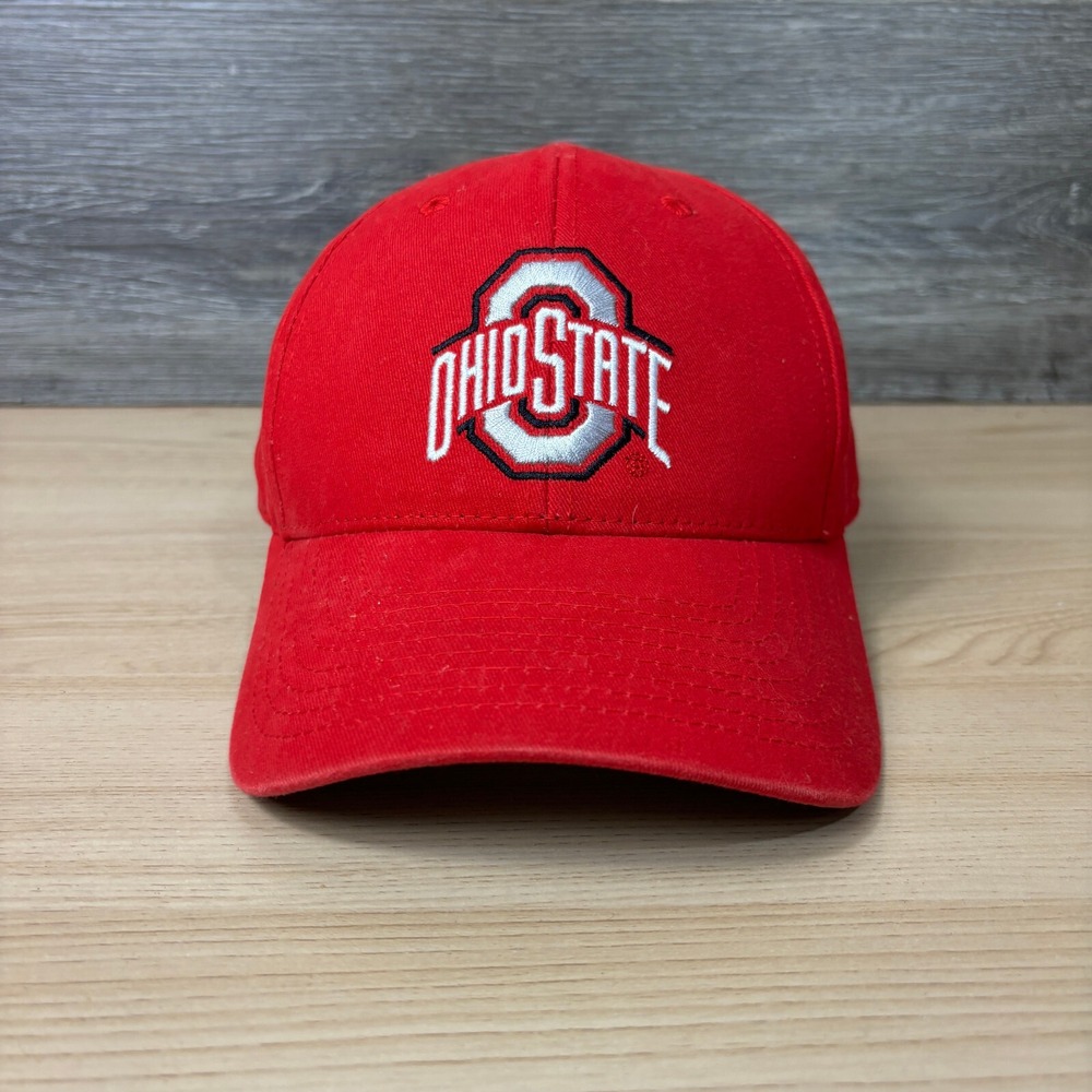 Ohio State Buckeyes Hat Cap‎ Strap Back Red Big Logo Fan Favorite